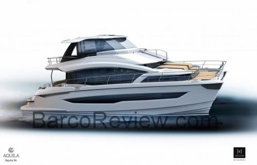 Aquila 54 Power Catamaran ficha técnica y opiniones